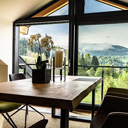 Апартаменты Alpenloft Ausblick Оберштауфен Экстерьер фото
