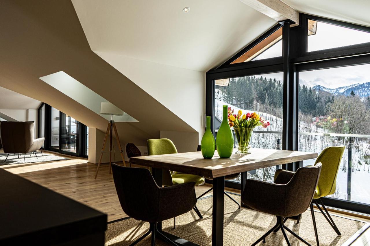 Апартаменты Alpenloft Ausblick Оберштауфен Экстерьер фото
